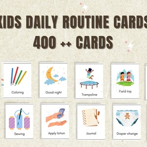 Täglicher Routine-Chat für Kinder | Lernmaterial für Kinder im Vorschulalter | Kinder Tägliche Routine Chat-Zeitplan | Visueller Stundenplan für Kinder | Für Kinder