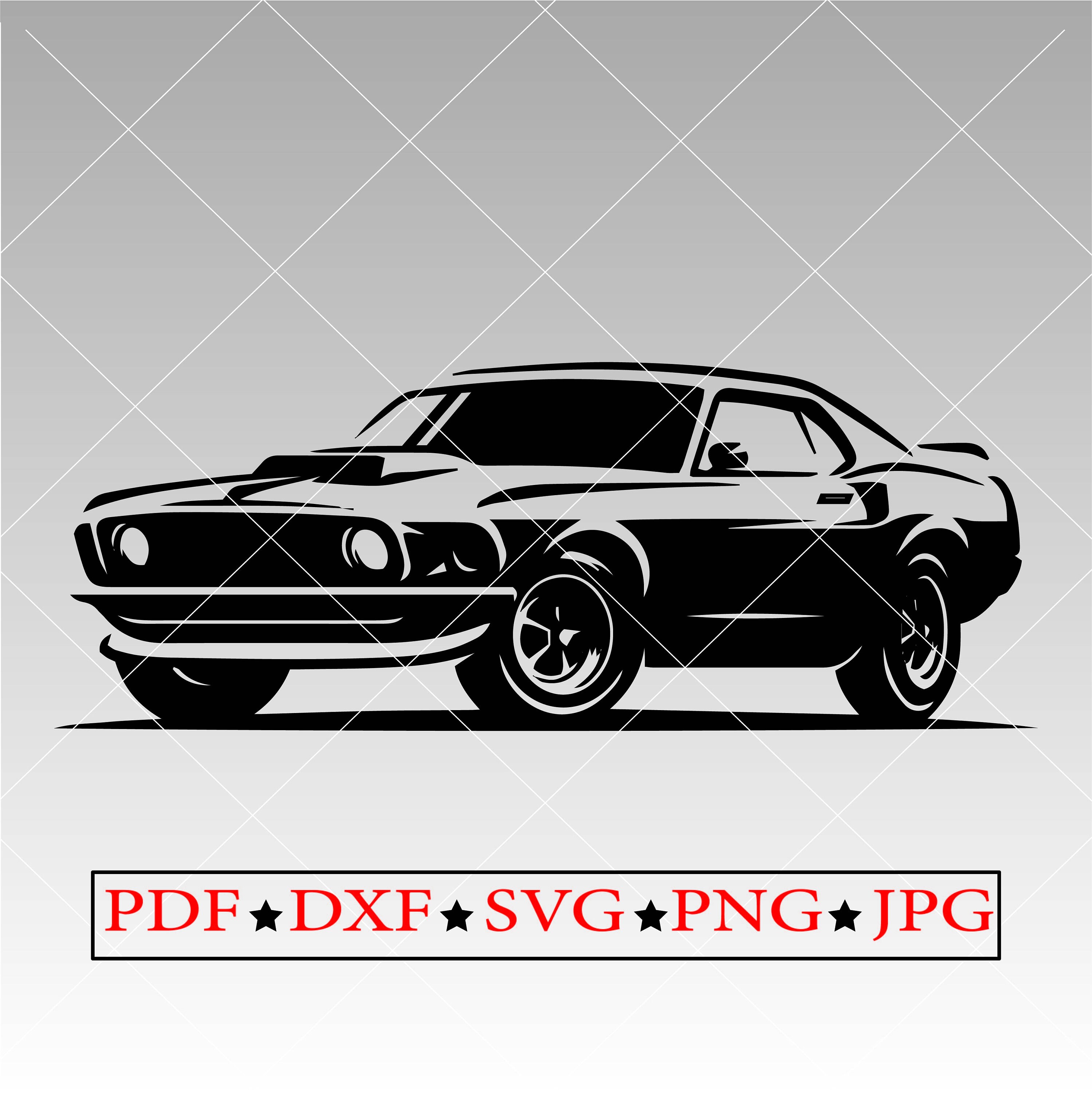 Classic Car Clipart Svg Cars for Gifts Design Svg Clipart Etsy Australia