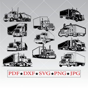 LKWs SVG LKWs Clipart für Geschenke design svg Clipart-Dateien LKWs svg-Dateien für cricut LKWs svg-Dateien LKW svg PNG LKWs svg-datei