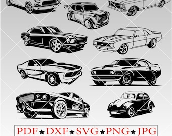 Classic Car Clipart Svg Cars for gifts design Svg Clipart files Classic Cars Svg Files for cricut Cars Svg files Car Svg PNG Car Svg file