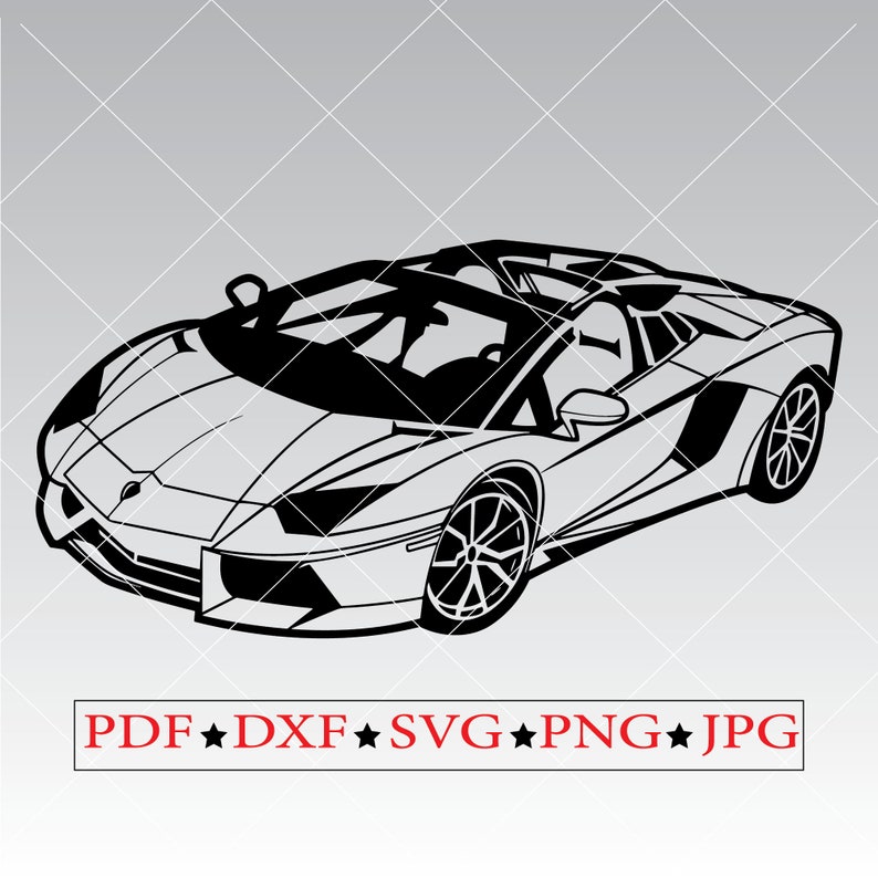 Sport Car Clipart Svg Cars for Gifts Design Svg Clipart Files Etsy