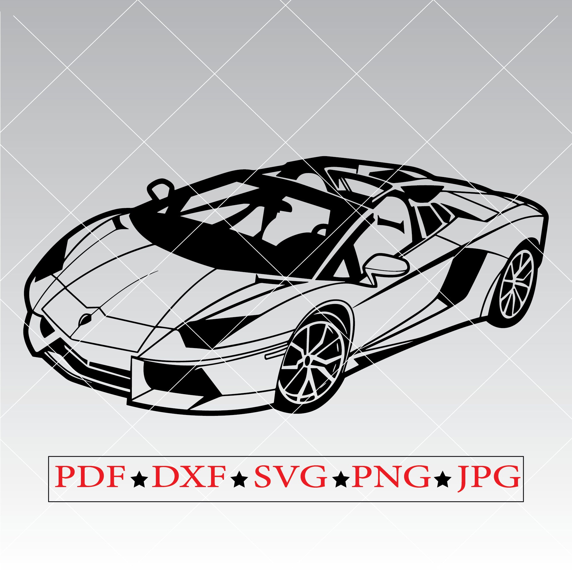 Sport Car Clipart Svg Cars for Gifts Design Svg Clipart Files - Etsy
