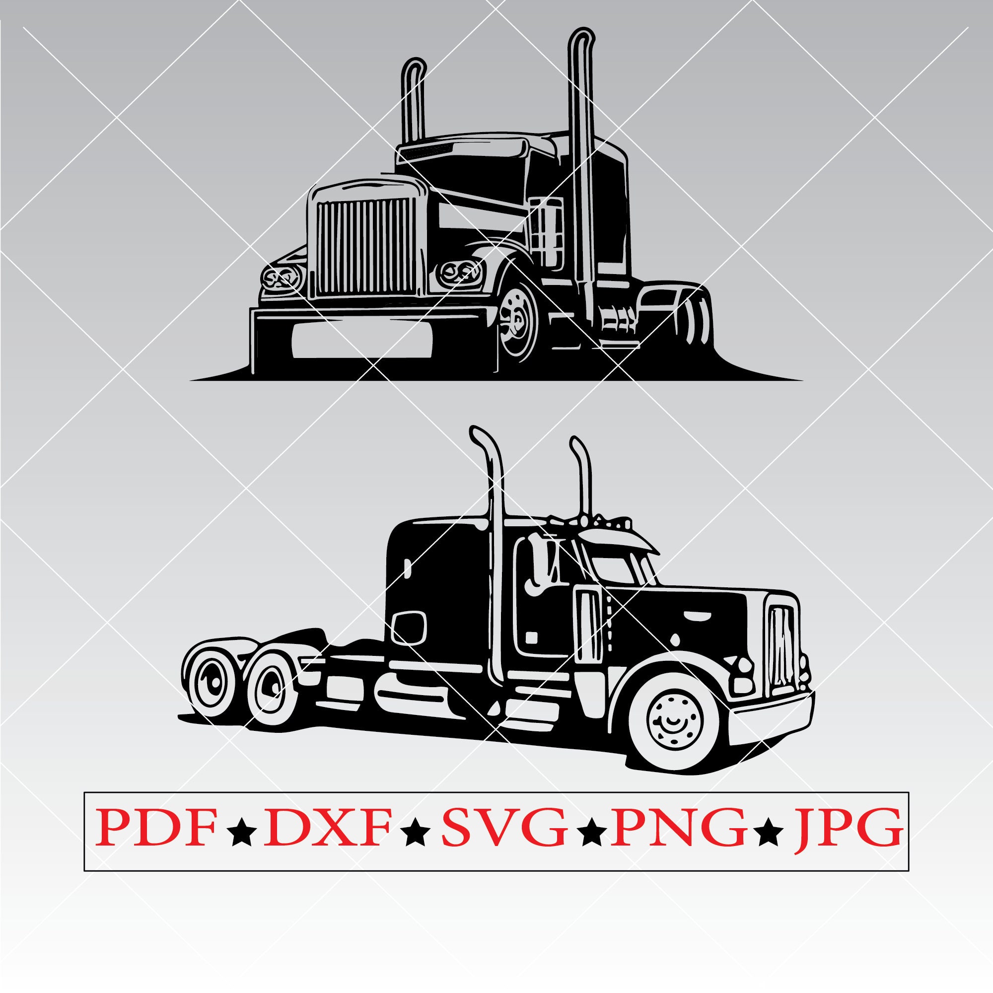 Trucks Svg Trucks Clipart for Gifts Design Svg Clipart Files Trucks Svg ...