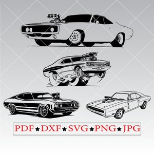 Classic Car Clipart: Vintage Car SVG, PNG, PDF Files
