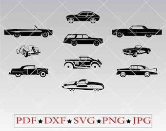 Classic Car Clipart Svg Cars for gifts design Svg Clipart files Classic Cars Svg Files for cricut Cars Svg files Car Svg PNG Car Svg file