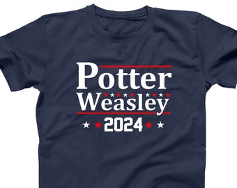 Wizard Duo Team for President Election 2024 - funny 2000s movie magic school humor - XS-5XL - Unisex Fit Soft T-shirt