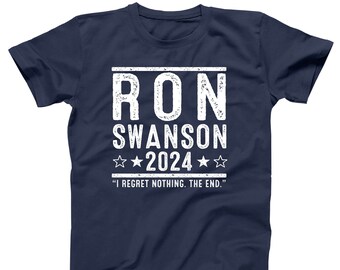 Ron Swanson for President 2024 Election - funny fandom comedy show humor - XS-6XL - Unisex Fit Soft T-shirt