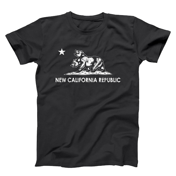 The New California Republic - flag cosplay fandom space sci-fi future world - XS-5XL - Unisex Fit Soft T-shirt