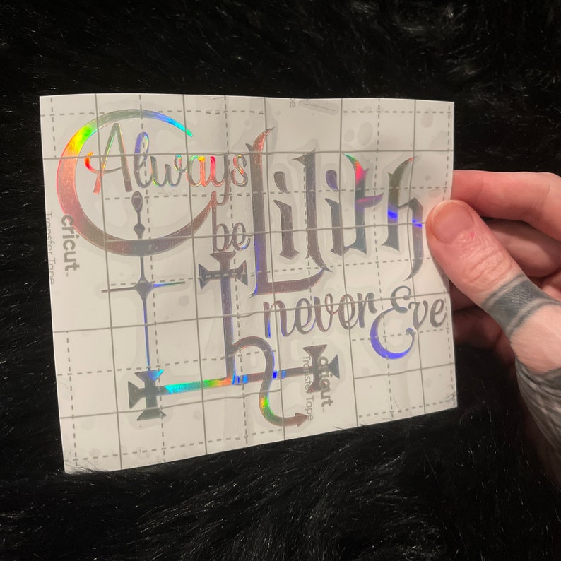 Lilith Lettering Always Lilith Never Eve Decal - Etsy
