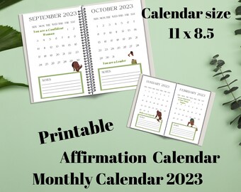 Affirmation Calendar - Etsy