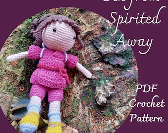 Chihiro in kimono amigurumi crochet pattern