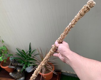 Single piece of Sandalwood Walking Stick