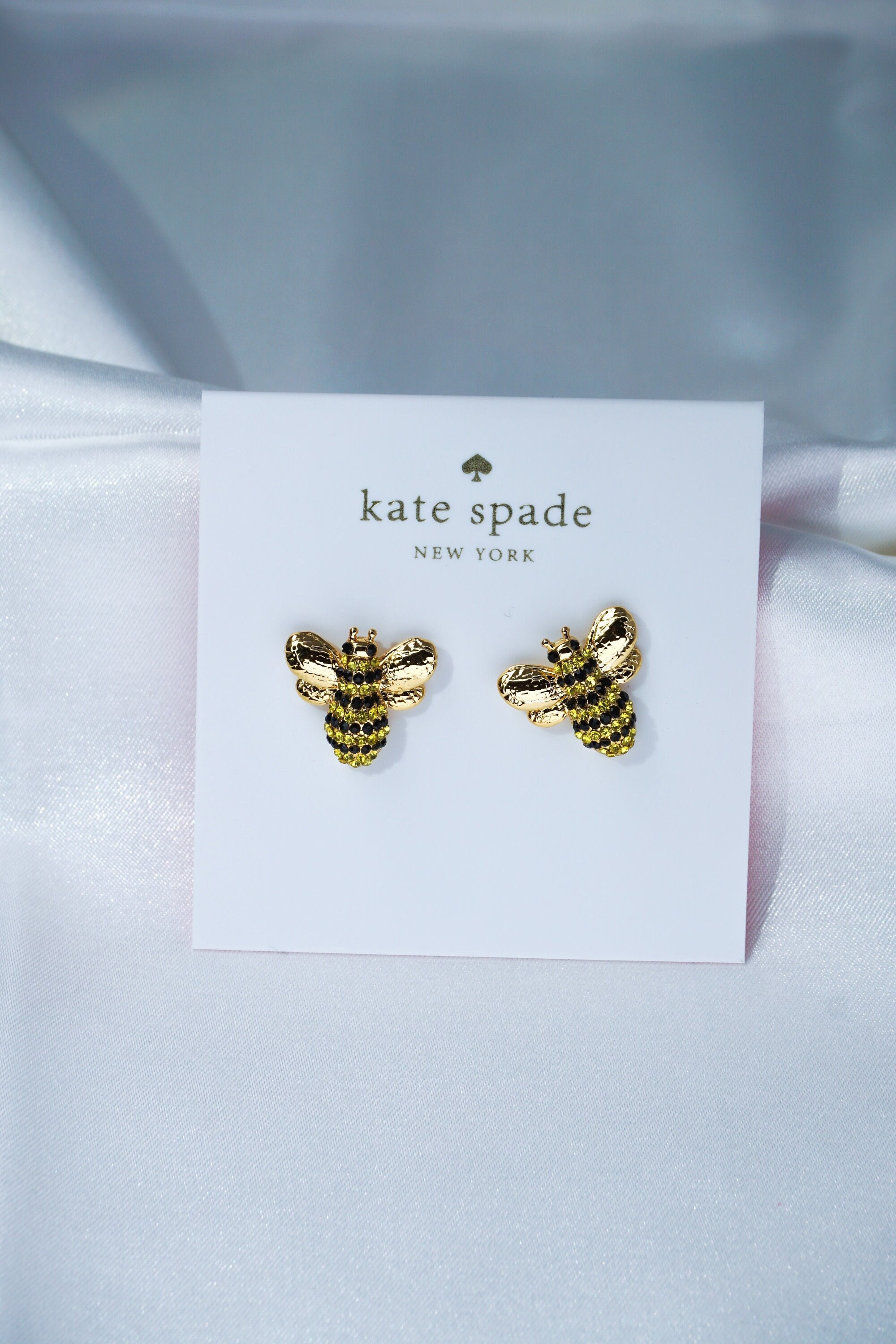 Kate Spade All Abuzz Bumble Bee Stud Earrings brand New With - Etsy