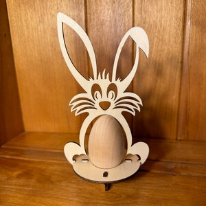 Laser cut Easter Bunny Egg holder