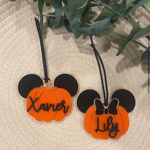 Halloween Basket Tag, Boo Basket Tag, Personalized Name Tag, Spooky Bag Tags/Personalized Halloween Basket Tags