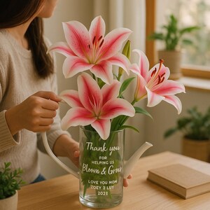 Mother’s Day Flower Vase, personalized, vase