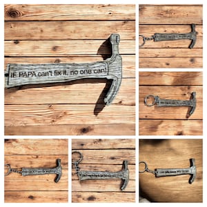 Father’s Day keychains, Hammer Keychain , Tool Keychain Gifts For Him or Her