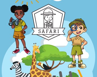 Safari Adventure Activity Book