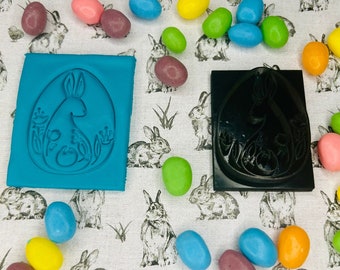 Floral Bunny In Egg