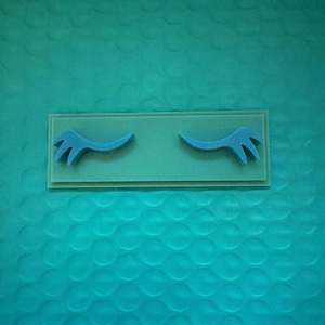 Cute Eyelash Eyes Stamp
