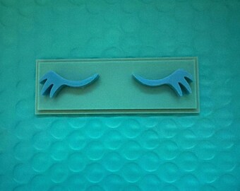 Cute Eyelash Eyes Stamp