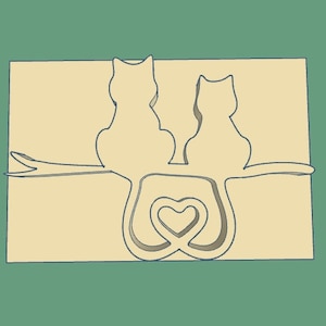 Cat Heart Stamp