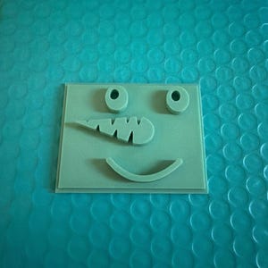 Snow Man Face Stamp