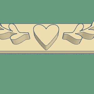 Heart and Leaves Stamp