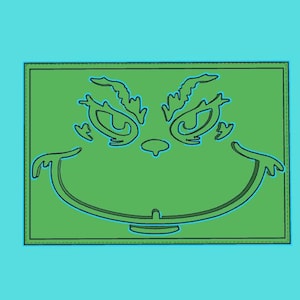 Christmas Grouch Stamp