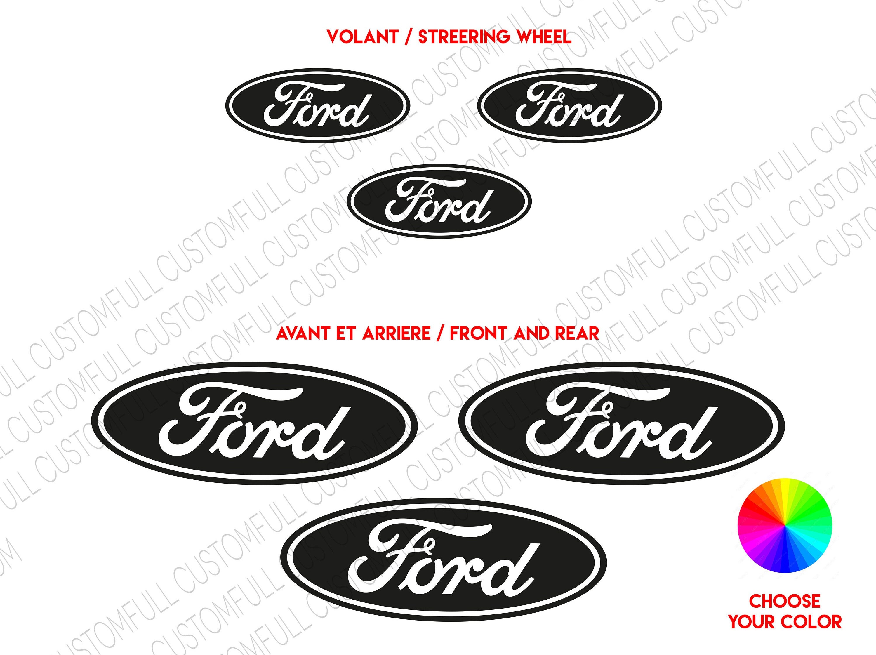 Buy Ford Logo Sticker Online In India -  India