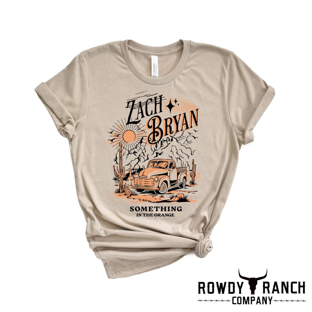 Discover Zach Bryan T-shirt, Something in the Orange T Shirt