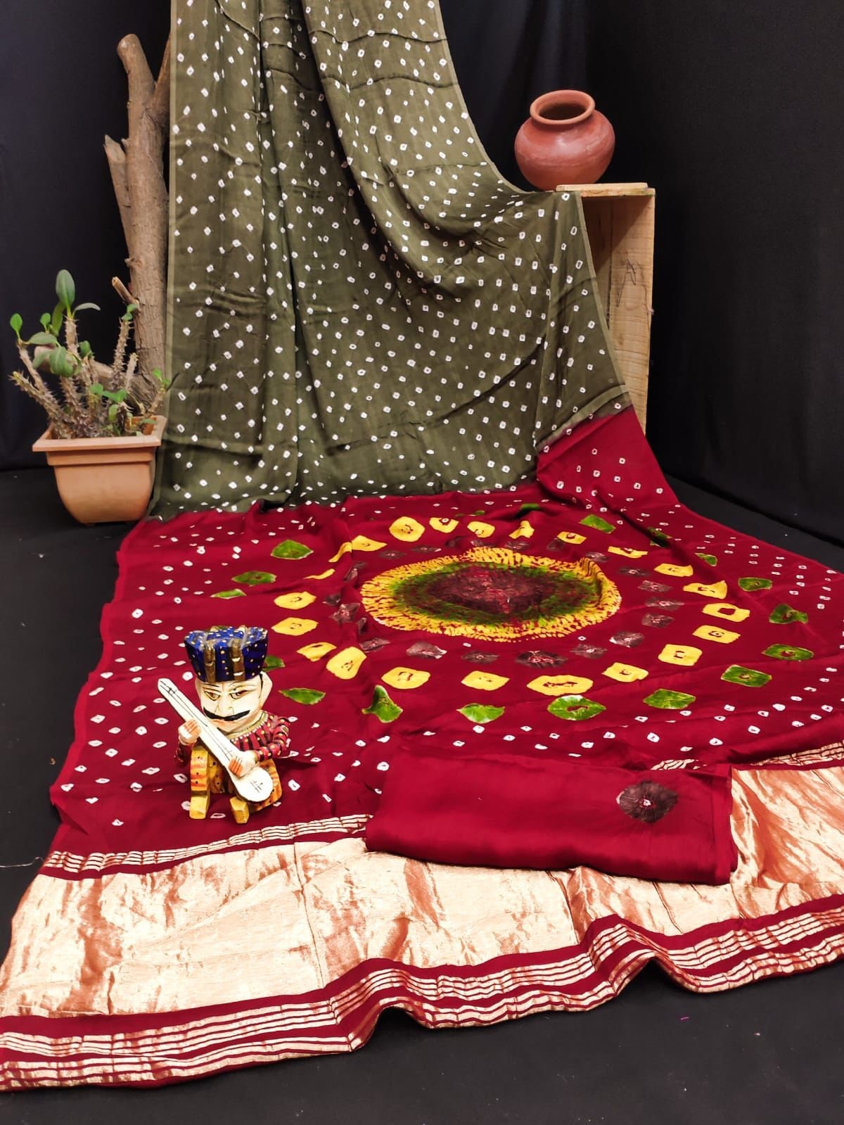 Sophisticated Wine Gajji Lagdi Patta Designer Party Wear Readymade Salwar Suit With Wine Georgette main image 1