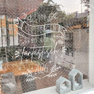 Fijne Kerstdagen En Een Fantastisch 2026 svg png jpeg | Snijbestand Voor oa Silhouette Cameo| Voor Persoonlijk en Commercieel Gebruik |