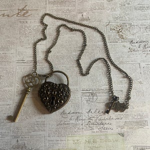 Beautiful locket and key