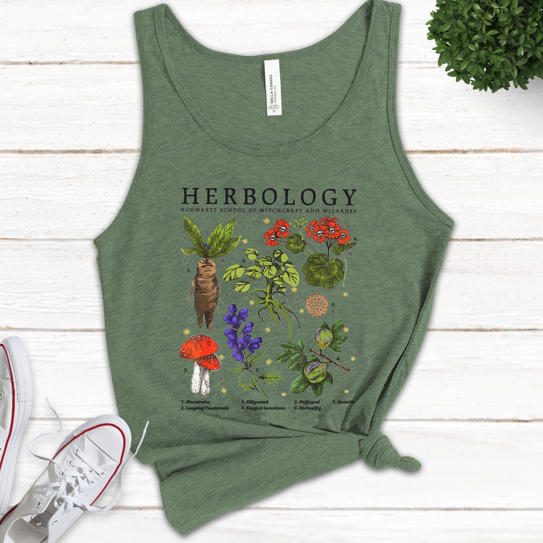 Herbology Shirt Herbology Plants Shirt Herbology Tank Top Etsy