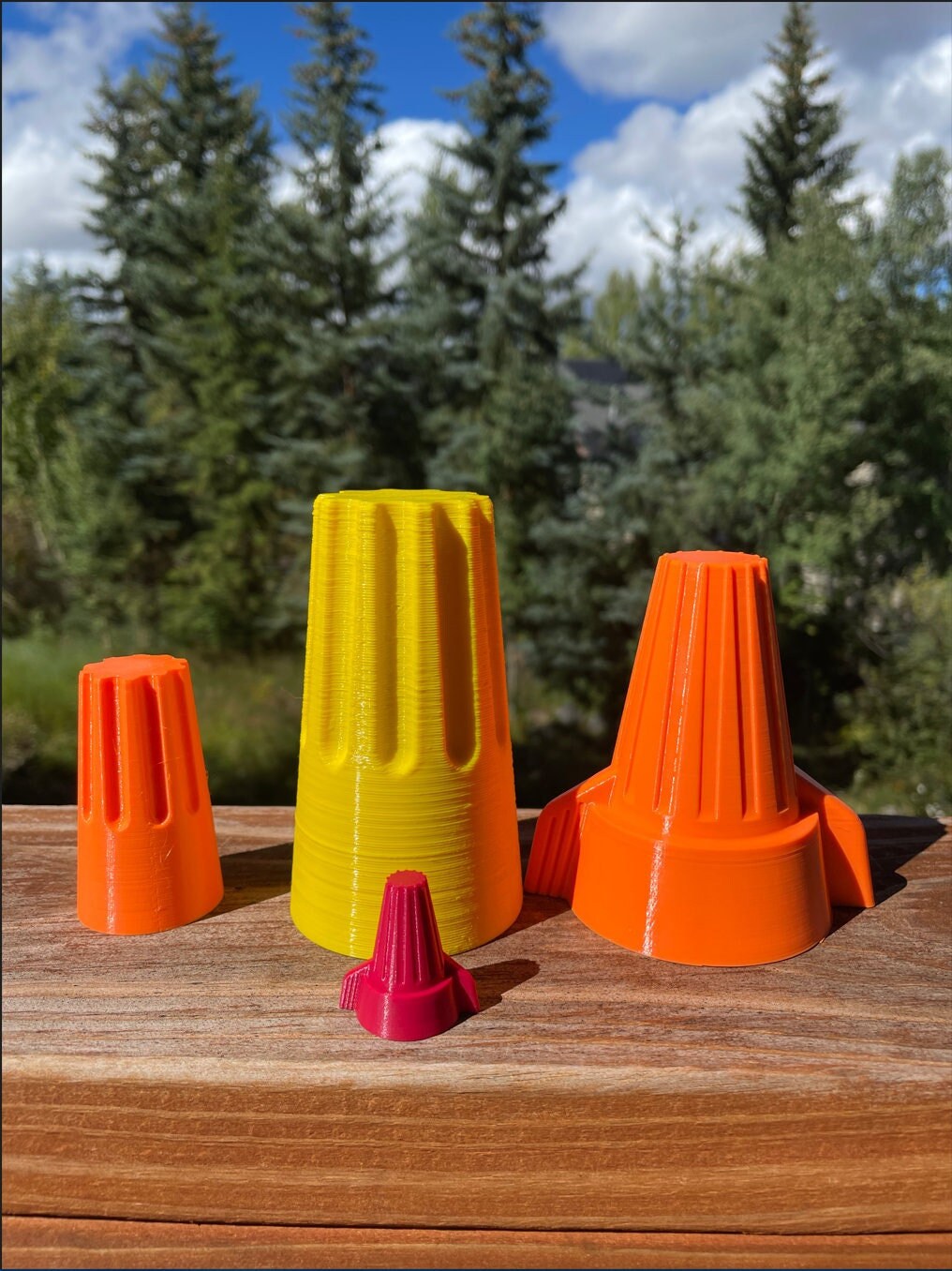 Comically Large 3D Printed Wirenuts - Etsy