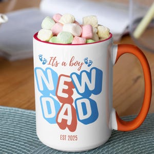 Personalized First Time Dad Gift From Wife, Presents For New Dad, first fathers day, new dad gift from baby,New daddy mug,pappa coffee mug