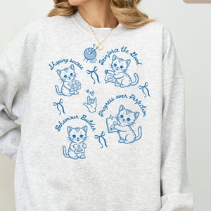 ABA Shirt,Special Education Teacher sweatshirt,adhd rbt bcba tshirt, bcba gifts, occupation therapy shirts,OT gifts cat aba crewneck