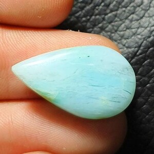 Natural Peruvian Opal Cabochon: Teardrop Gemstone, 8 CT (22X13X5 MM)