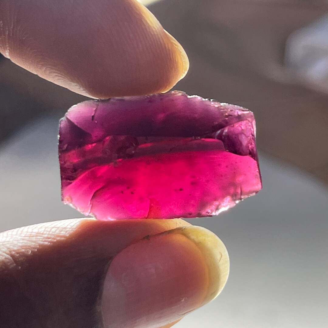 RARE - Garnet Rough Red Garnet Raw Crestal Rough Gemstones ;- 27X17X8 ...