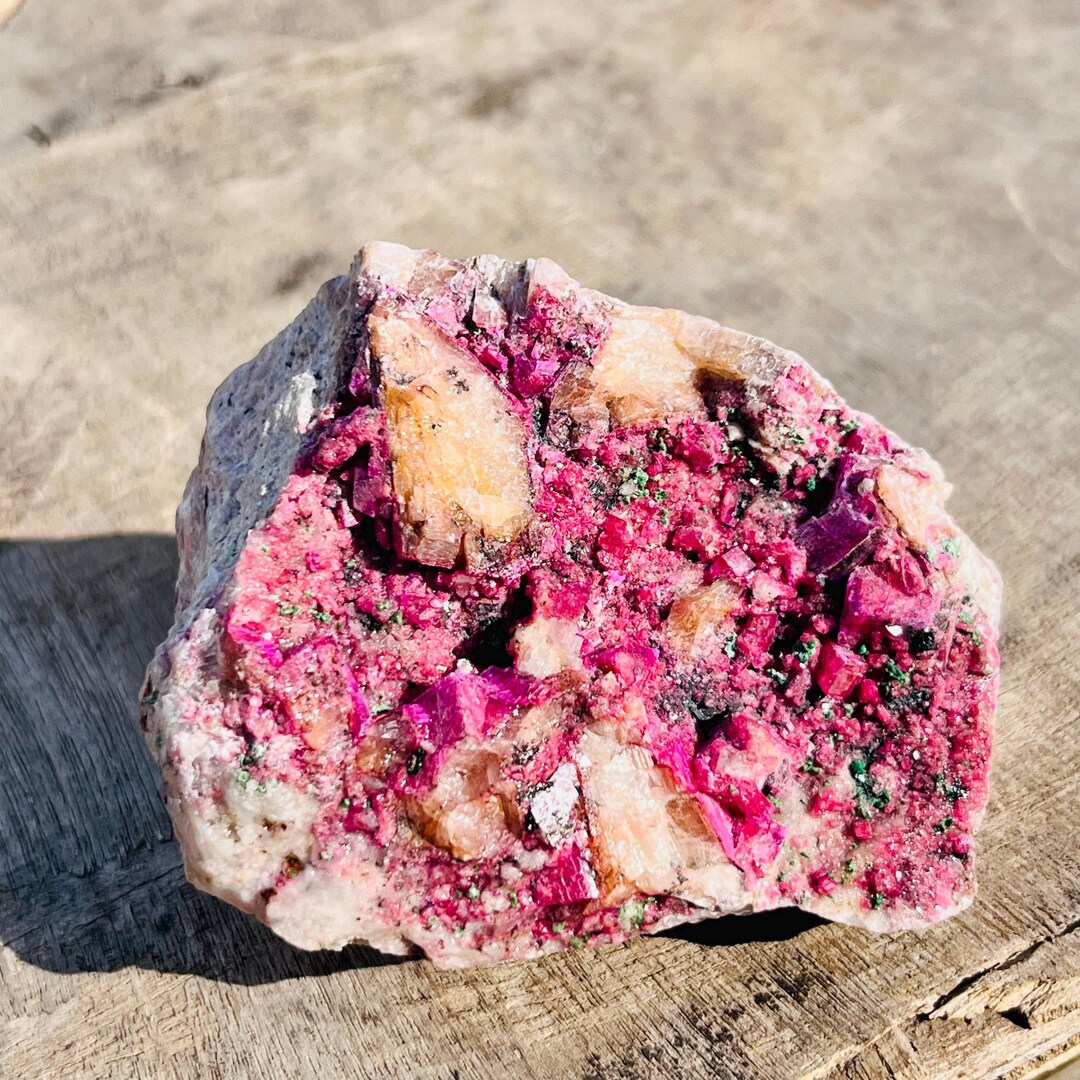 Pink Calcite Rough Cobaltoan Calcite Crystal Cluster Specimen, Pink Rough Gemstone ...