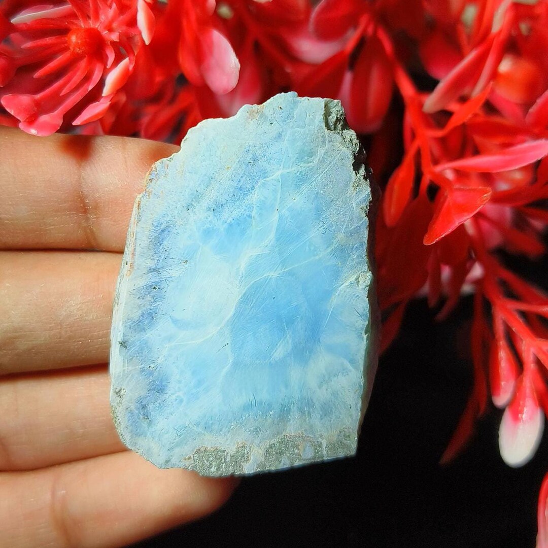 すごい - ブルー ラリマー ラフ、ラリマー生、ルース ジェムストーン