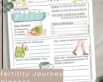 Fertility Journey Planner-50 Sheets Notepad