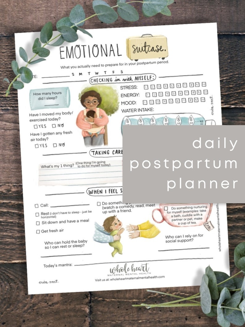 Postpartum Plan // Baby Shower Gift // 4th Trimester // Postpartum