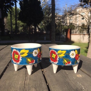 Hand Painted Ceramic Pot, Cute Ceramic Planter,  Ceramic Flower Pot, Decorative Ceramic Pot , Handmade Ceramic Pottery, Plant Lover Gift