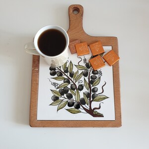 Ceramic Cheese plate, Charcuterie Board, Serving Tray for snack, Food Serving Plate,house warming Gift, Olive design Kitchen Decor