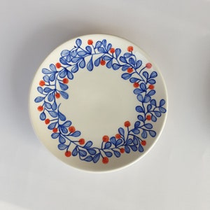 Handmade Ceramic Appetizer Plates Set,handmade gift, unique gift, housewarming gift, kitchen decor,  plates, trinket dish, handmade pottery,