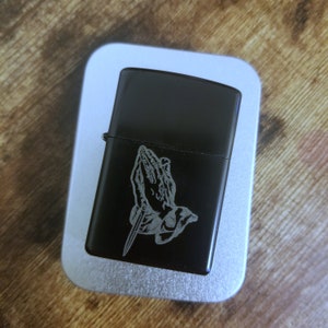 Lighter - Designed Styled Flip Top Lighter - Brand New - Hostile Prayer