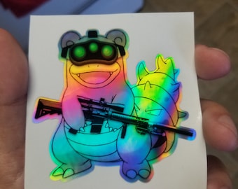 Tactical Bro - Adesivo olografico di propaganda