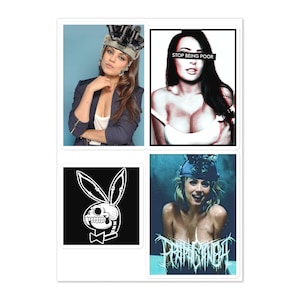 x4 Sticker Bogen - Ladies ofPropaganda